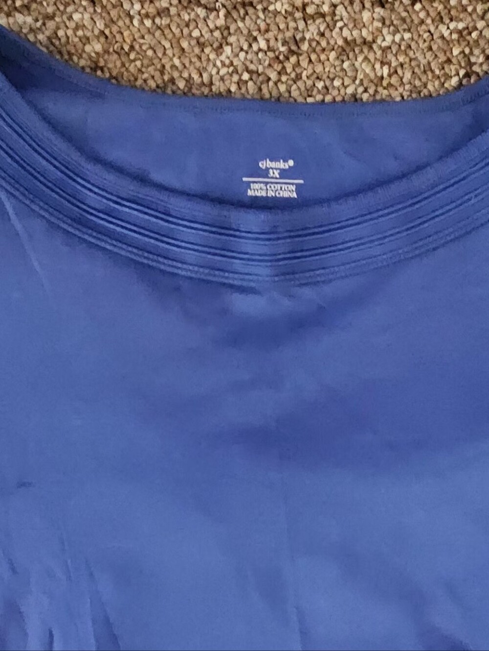CJ Banks Blue and Purple Scoop Neck Tops - Duo - Picture 2 of 3